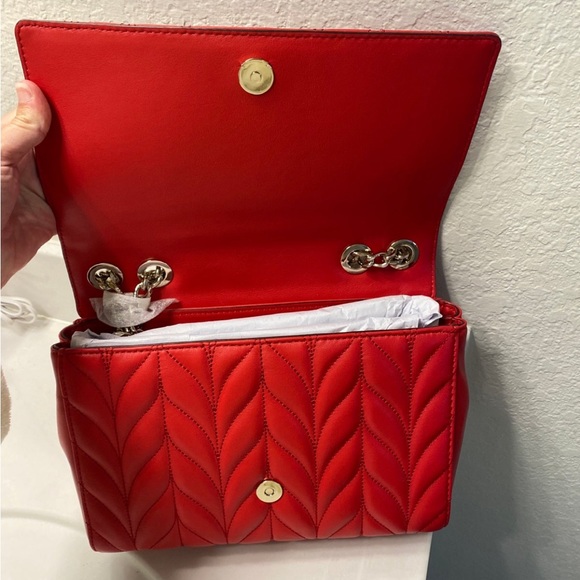 Kate Spade Briar Lane Quilted Emelyn Red Bag - Picture 4 of 7